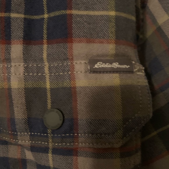 Eddie Bauer- Men’s Plaid Shirt-Jacket - great condition - Picture 3 of 6
